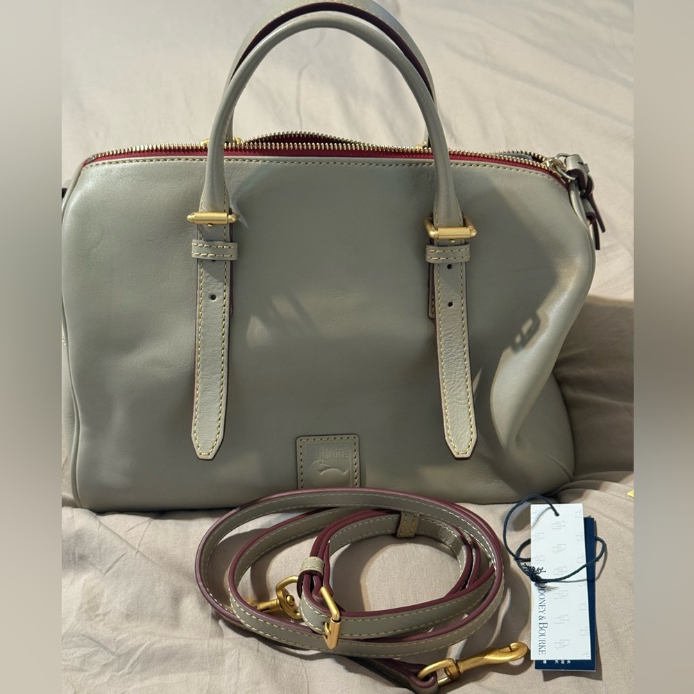 Dooney&Bourke top handle bag in color elephant